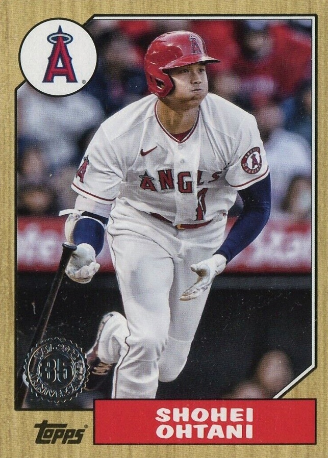 2022 Topps Update 1987 Topps Baseball Shohei Ohtani #87TBU5 Baseball Card