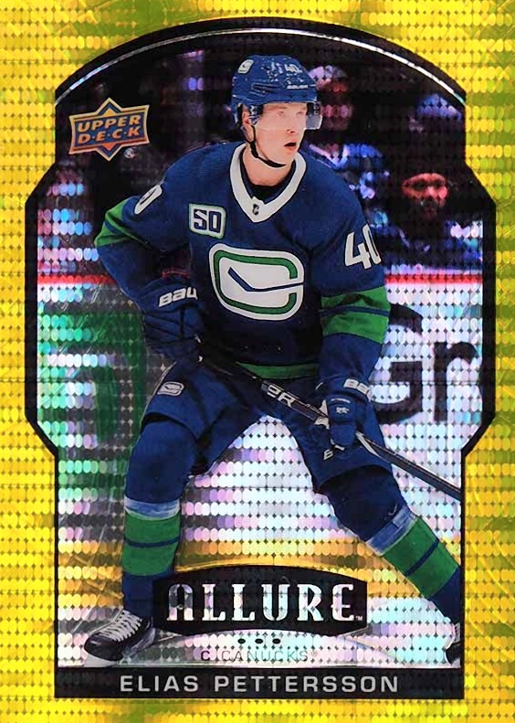 2020 Upper Deck Allure Elias Pettersson #47 Hockey Card