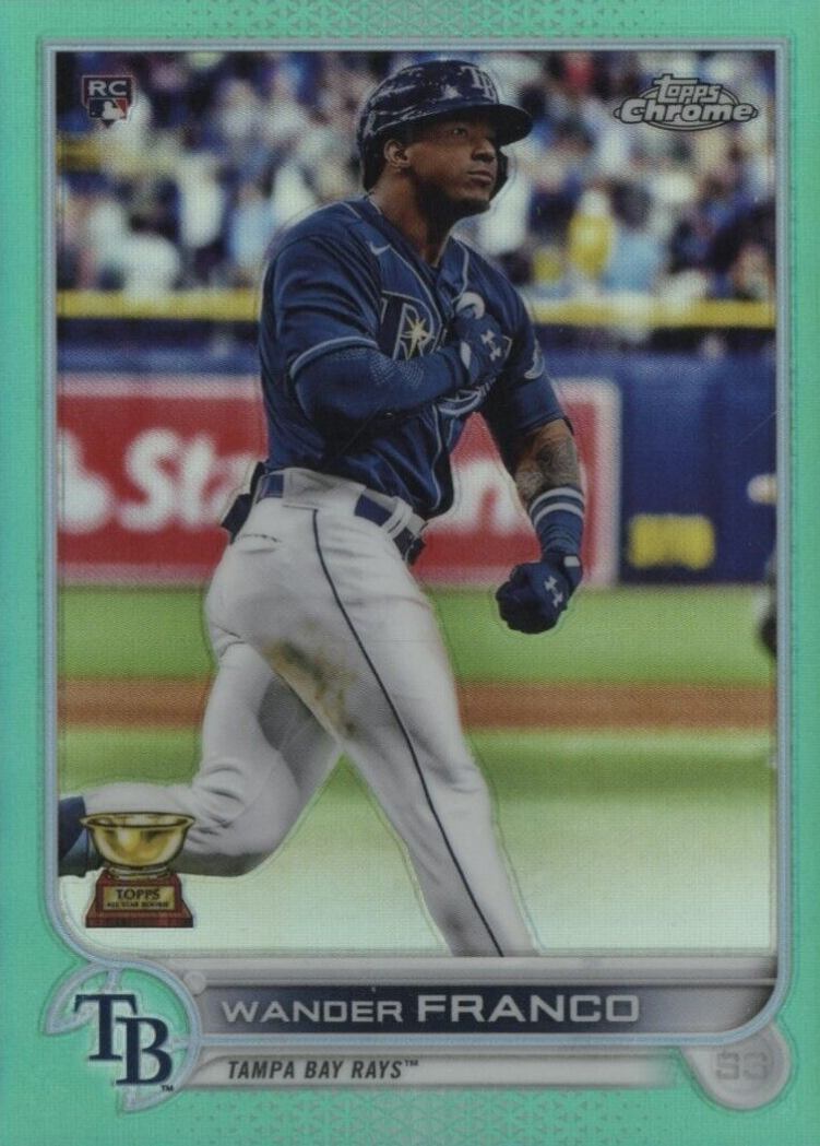 2022 Topps Chrome Wander Franco #35 Baseball Card