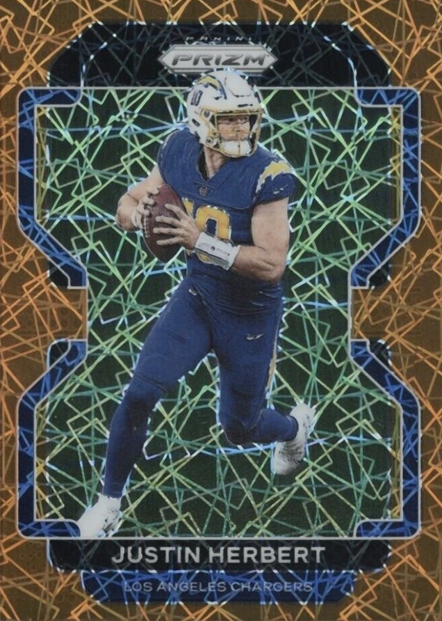 2021 Panini Prizm Justin Herbert #169 Football Card