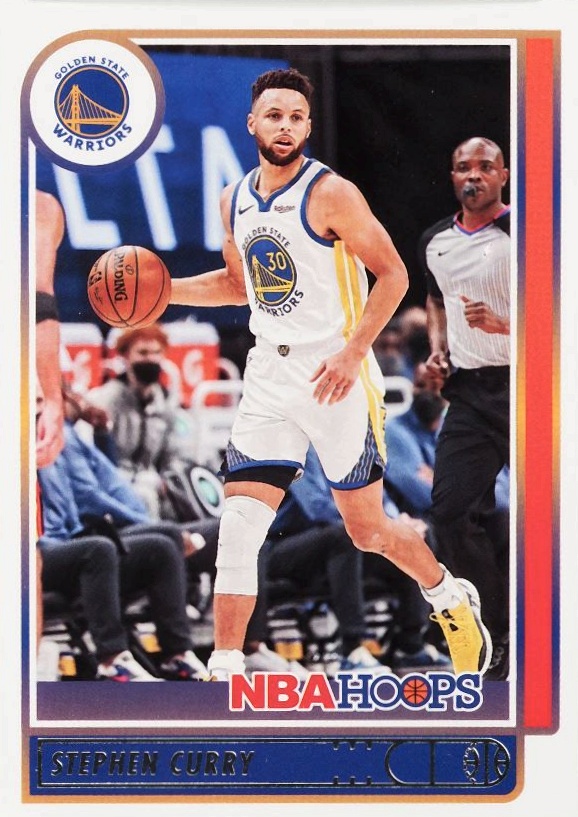 2021 Panini NBA Hoops Stephen Curry #18 Basketball Card