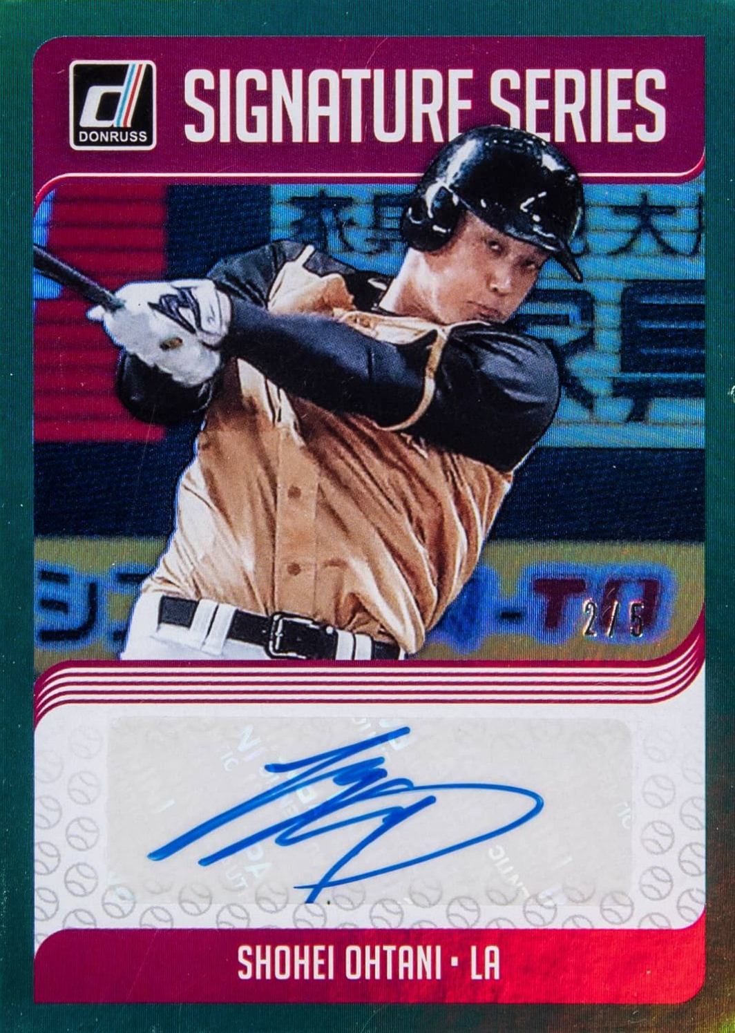 2018 Panini Donruss Signature Series Shohei Ohtani #SS-SO Baseball Card