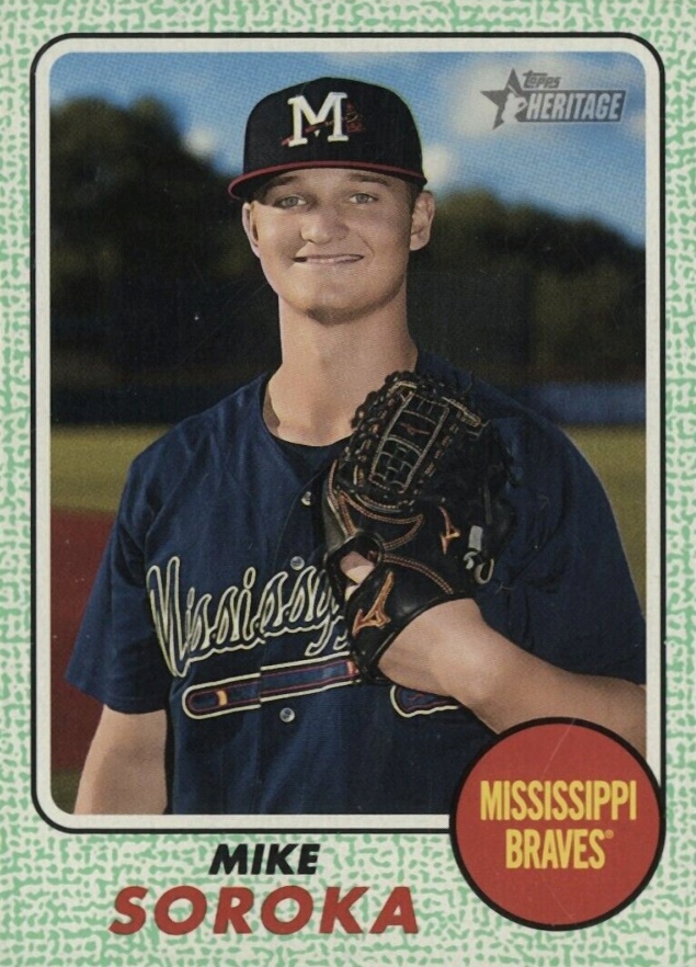 2017 Topps Heritage Minor League Mike Soroka #51 Baseball Card