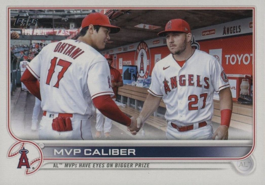 2022 Topps Update Mike Trout/Shohei Ohtani #US115 Baseball Card