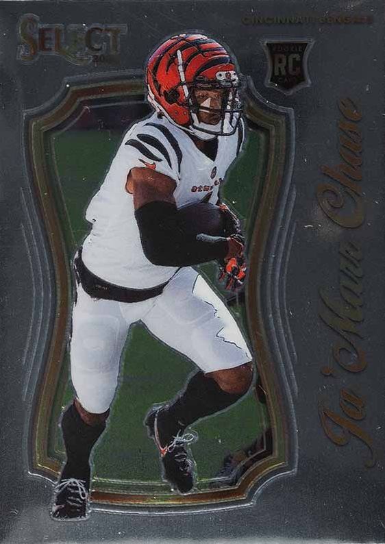 2021 Panini Select Select Certified Rookies Ja'Marr Chase #SCR12 Football Card