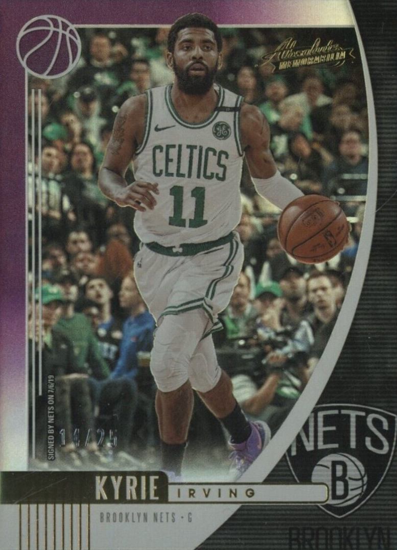 2019 Panini Absolute Memorabilia Kyrie Irving #68 Basketball Card