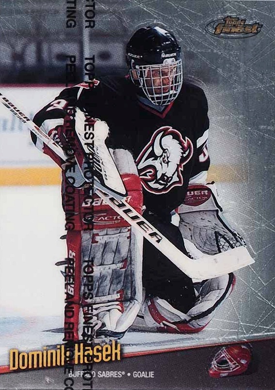 1998 Finest Dominik Hasek #4 Hockey Card