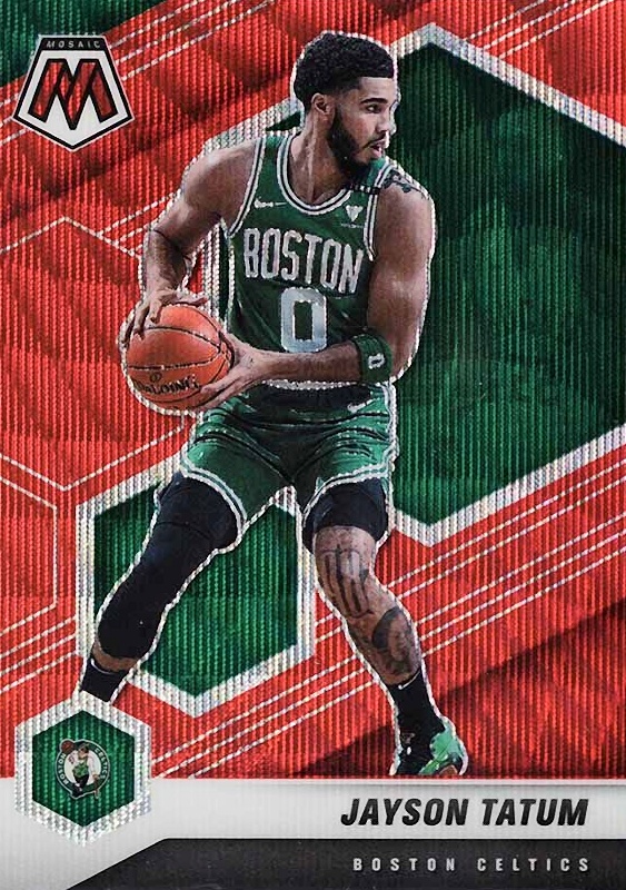 2020  Panini Mosaic Jayson Tatum #107 Basketball Card