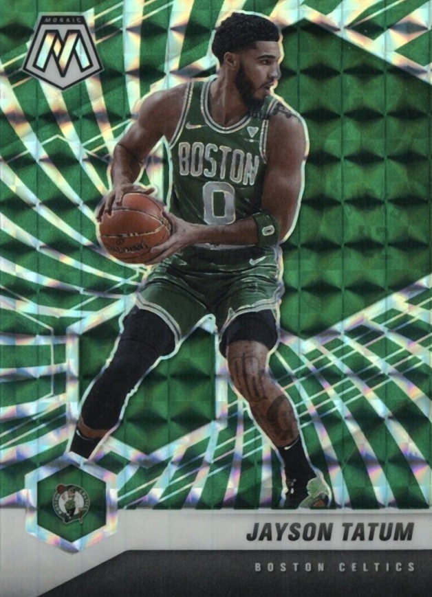 2020  Panini Mosaic Jayson Tatum #107 Basketball Card