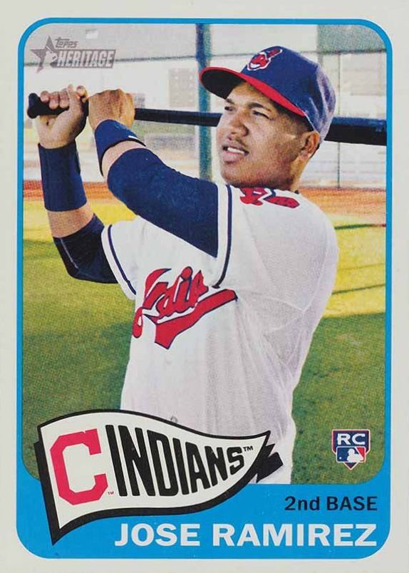 2014 Topps Heritage  Jose Ramirez #H590 Baseball Card