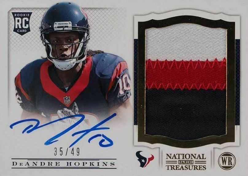 2013 Panini National Treasures DeAndre Hopkins #205 Football Card