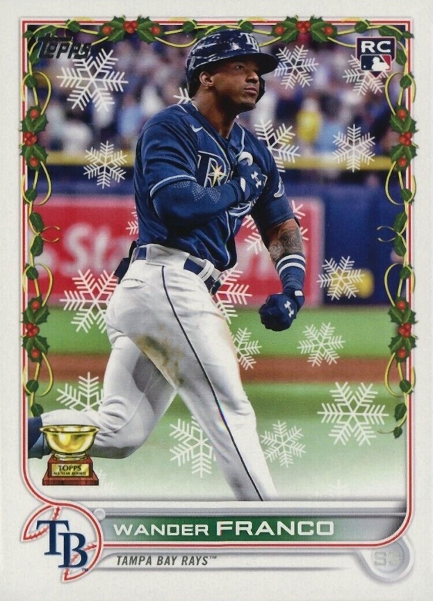 2022 Topps Holiday Wander Franco #HW181 Baseball Card