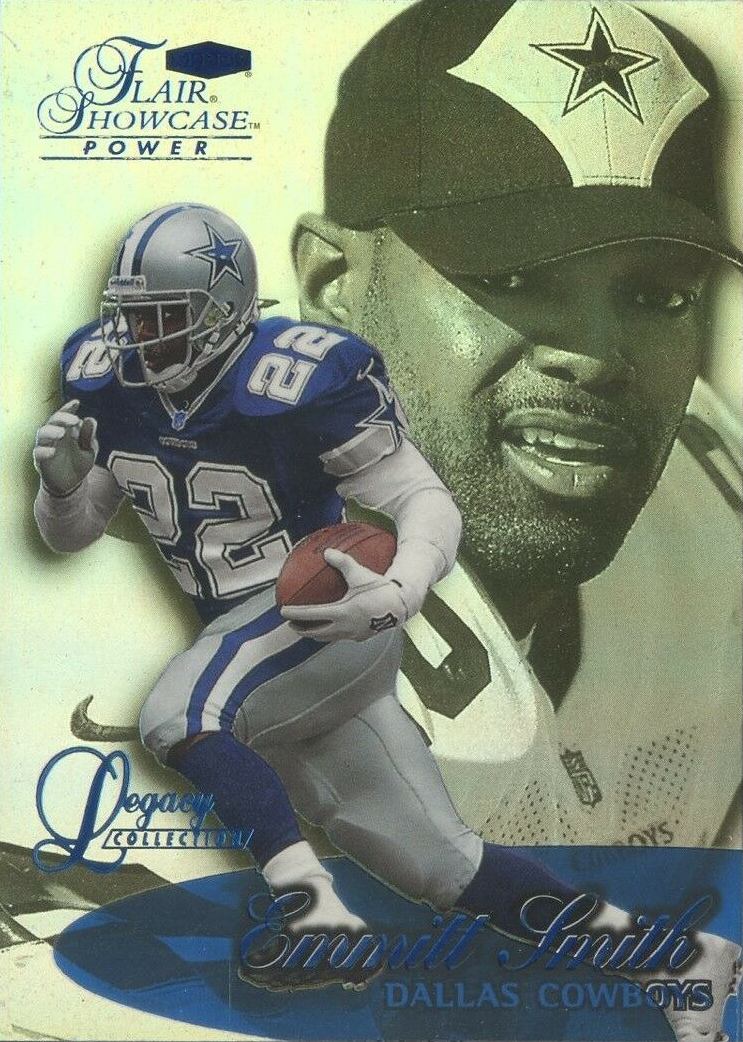 1999 Flair Showcase Legacy Collection Emmitt Smith #28L Football Card