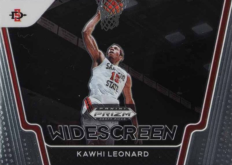 2021 Panini Prizm Draft Picks Widescreen Kawhi Leonard #18 Basketball Card