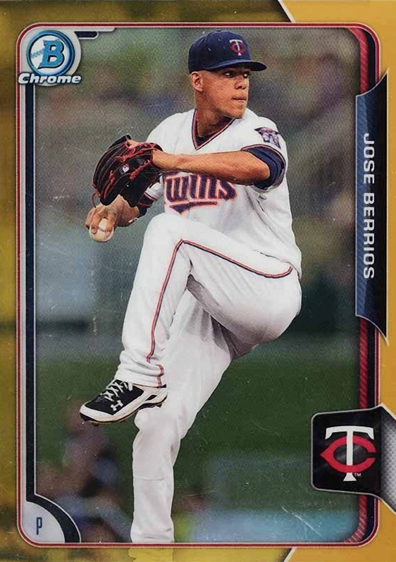 2015 Bowman Chrome Prospects Jose Berrios #BCP91 Baseball Card