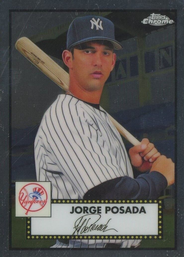 2021 Topps Chrome Platinum Anniversary Jorge Posada #683 Baseball Card