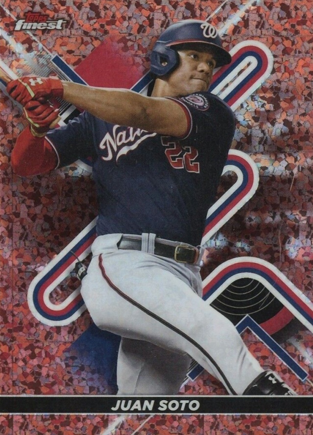 2022 Topps Finest Juan Soto #99 Baseball Card