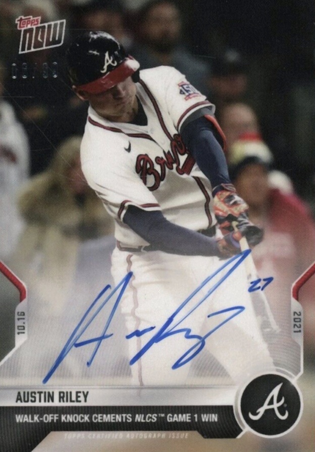 2021 Topps Now Austin Riley #978A Baseball Card