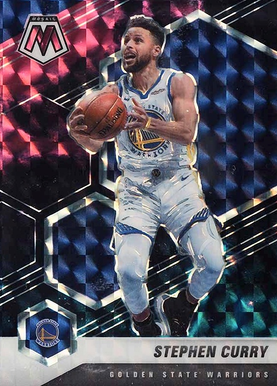 2020  Panini Mosaic Stephen Curry #175 Basketball Card