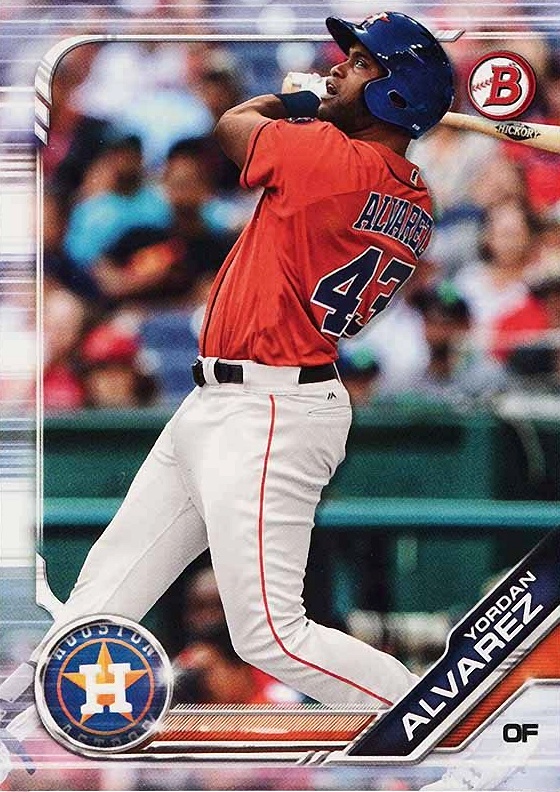 2019 Bowman Paper Prospects Yordan Alvarez #BP123 Baseball Card