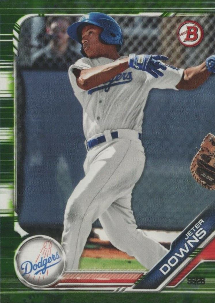 2019 Bowman Paper Prospects Jeter Downs #BP115 Baseball Card