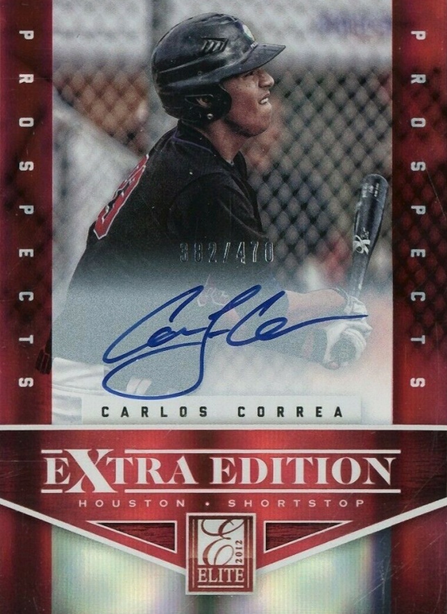 2012 Panini Elite Extra Edition Carlos Correa #101 Baseball Card