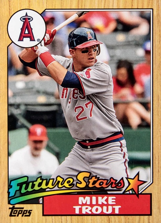 2012 Topps 1987 Topps Minis Mike Trout #TM-127 Baseball Card