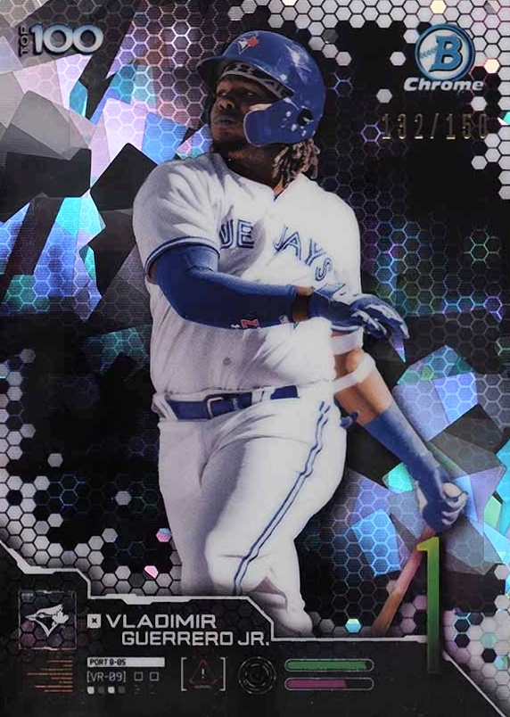 2019 Bowman Scouts' Top 100 Chrome Vladimir Guerrero Jr. #BTP1 Baseball Card