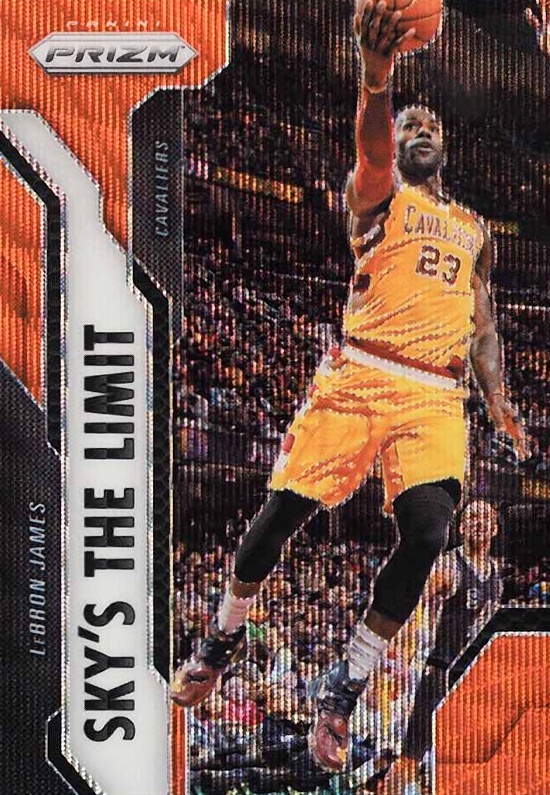 2016 Panini Prizm Sky's the Limit LeBron James #4 Basketball Card