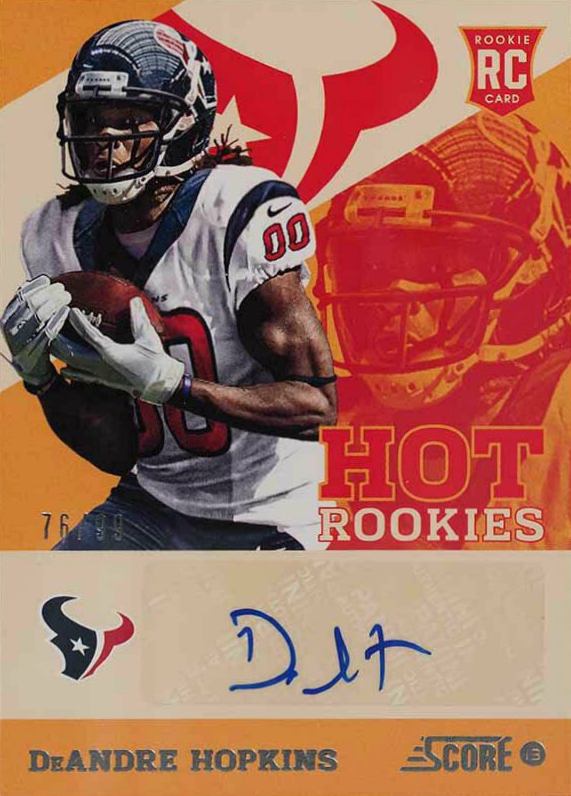 2013 Panini Score Hot Rookies DeAndre Hopkins #7 Football Card