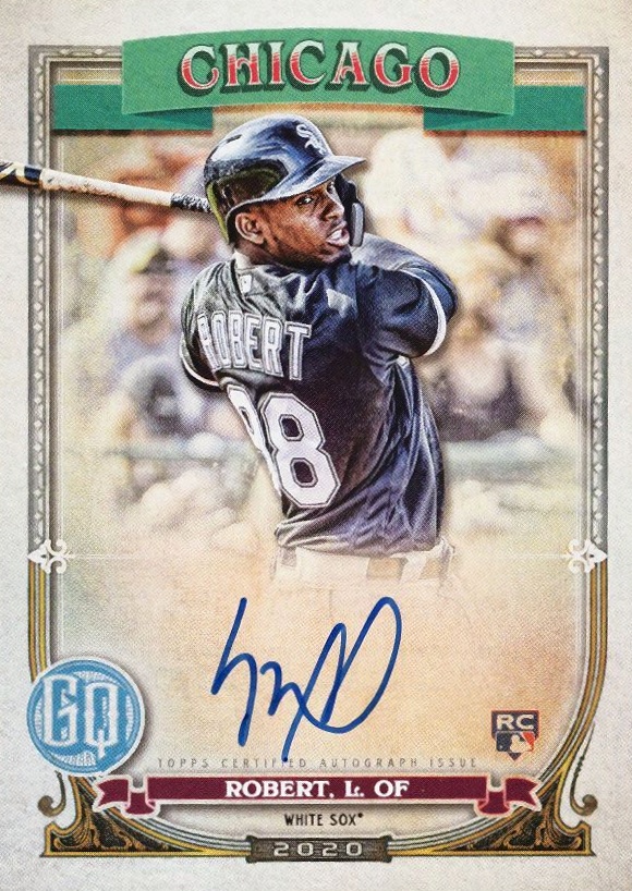 2020 Topps Gypsy Queen Autograph Luis Robert #LR Baseball Card