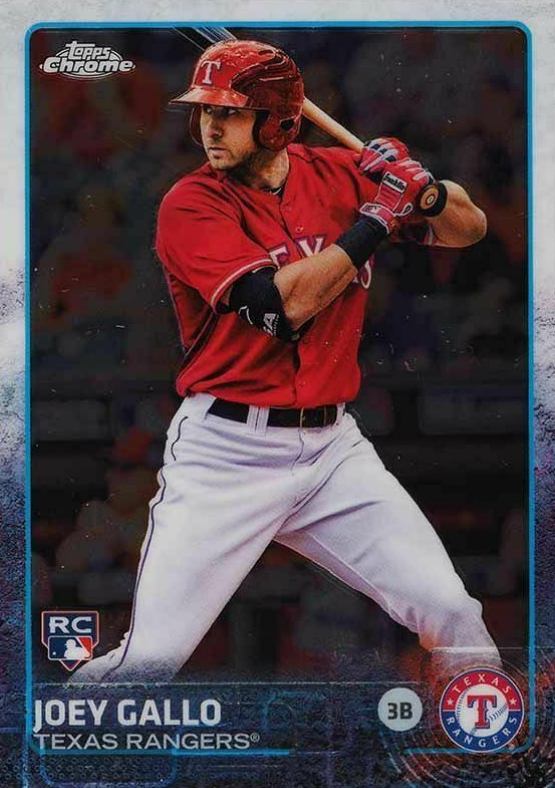 2015 Topps Chrome Joey Gallo #204 Baseball Card