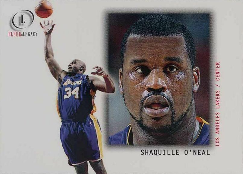 2000 Fleer Legacy Shaquille O'Neal #74 Basketball Card