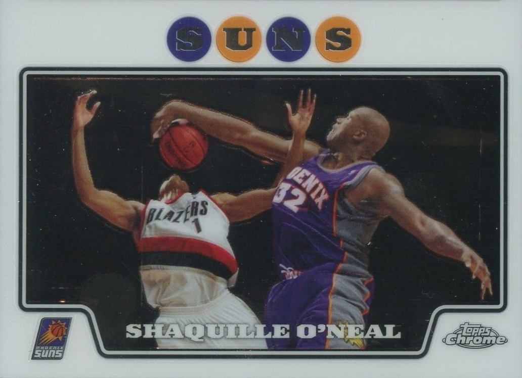 2008 Topps Chrome Shaquille O'Neal #32 Basketball Card