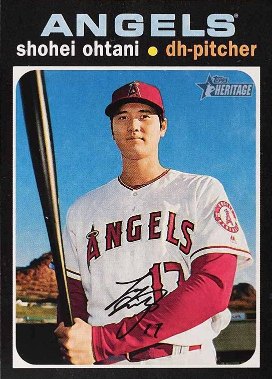 2020 Topps Heritage Shohei Ohtani #433 Baseball Card