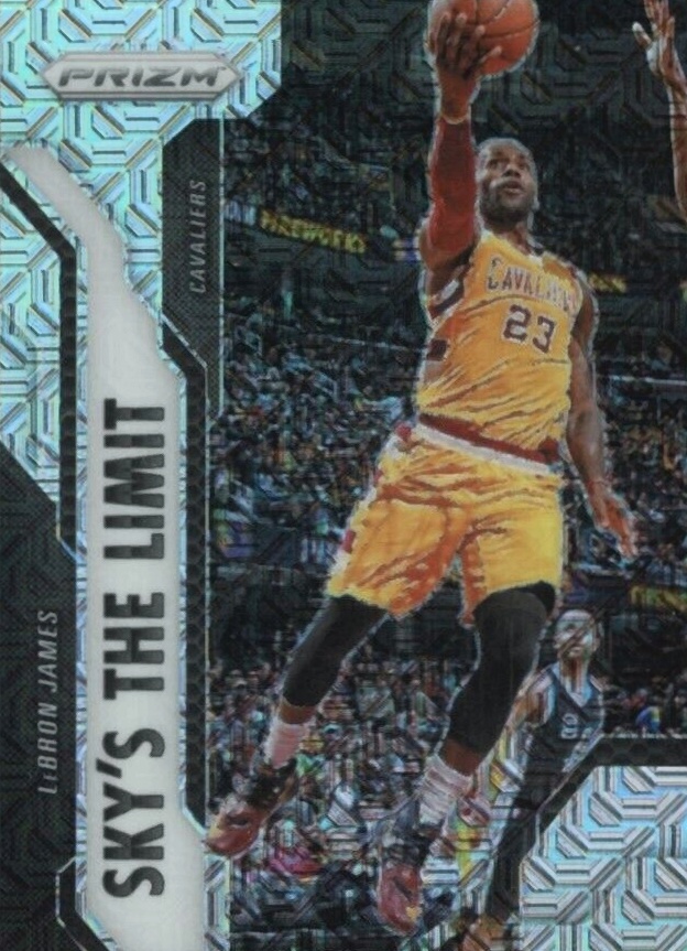 2016 Panini Prizm Sky's the Limit LeBron James #4 Basketball Card