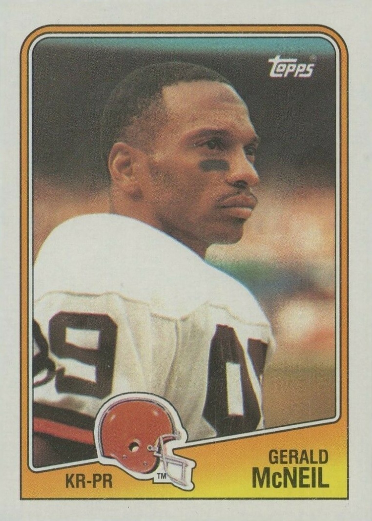 1988 Topps Gerald McNeil #90 Football Card