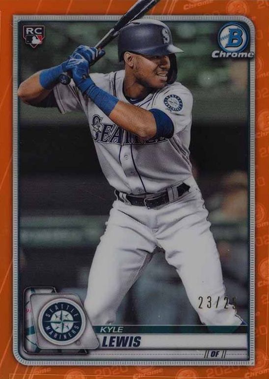 2020 Bowman Chrome Kyle Lewis #90 Baseball Card