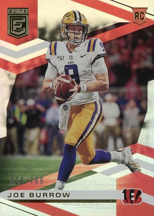 2020 Panini Donruss Elite Joe Burrow #102 Football Card