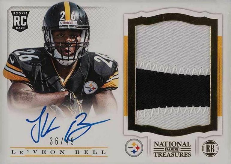 2013 Panini National Treasures LE'Veon Bell #221 Football Card