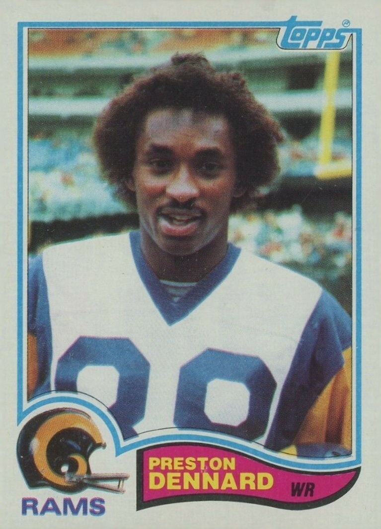 1982 Topps Preston Dennard #373 Football Card