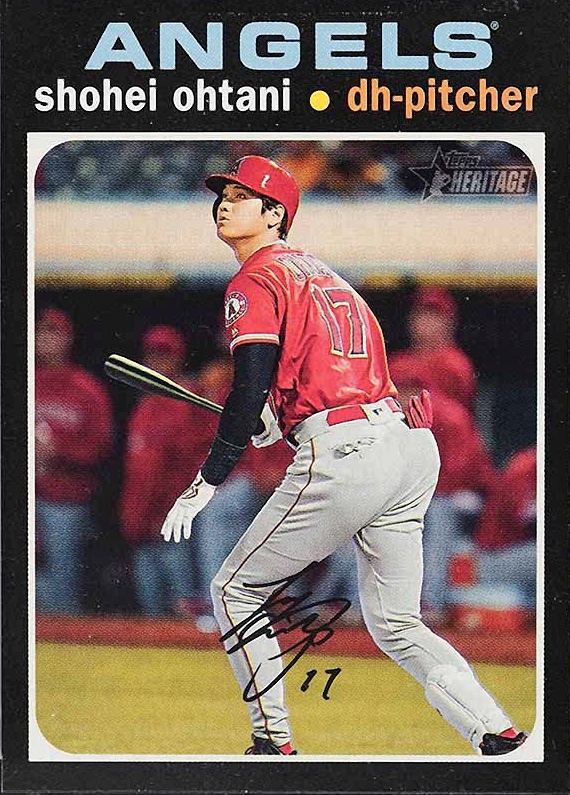 2020 Topps Heritage Shohei Ohtani #433 Baseball Card