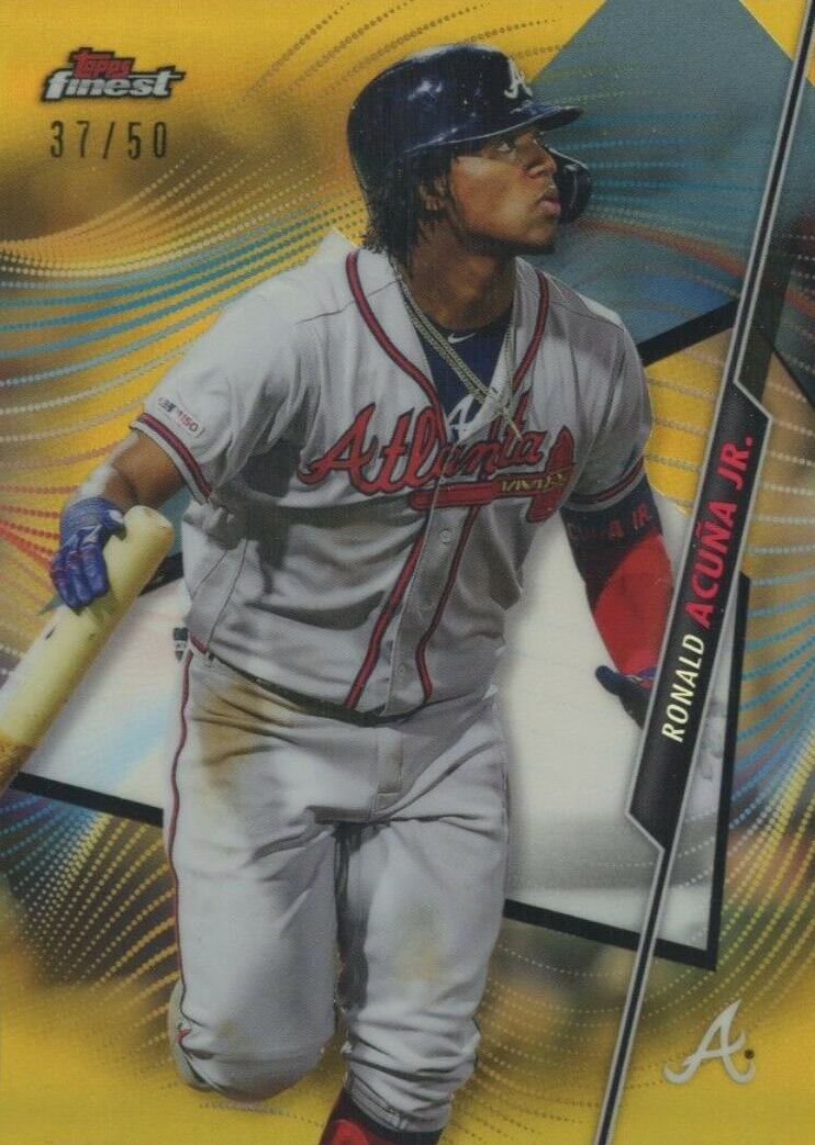 2020 Finest Ronald Acuna Jr. #25 Baseball Card