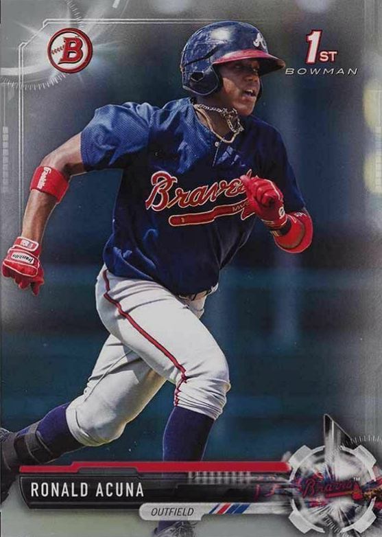 2017 Bowman Prospects Ronald Acuna Jr. #BP127 Baseball Card