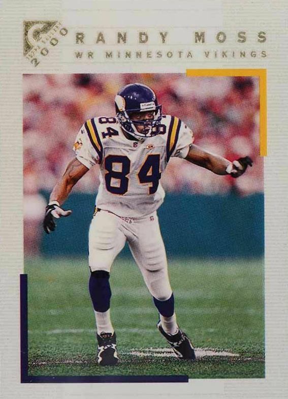 2000 Topps Gallery Randy Moss #30 Football Card