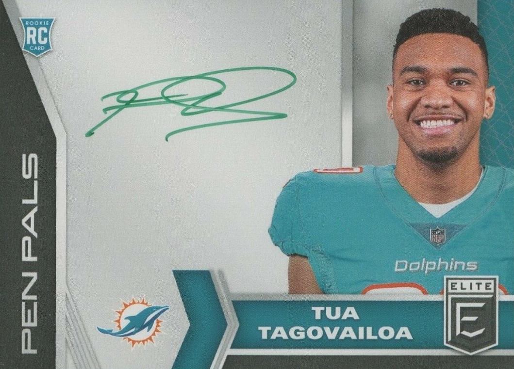 2020 Panini Donruss Elite Pen Pals Tua Tagovailoa #PP2	 Football Card