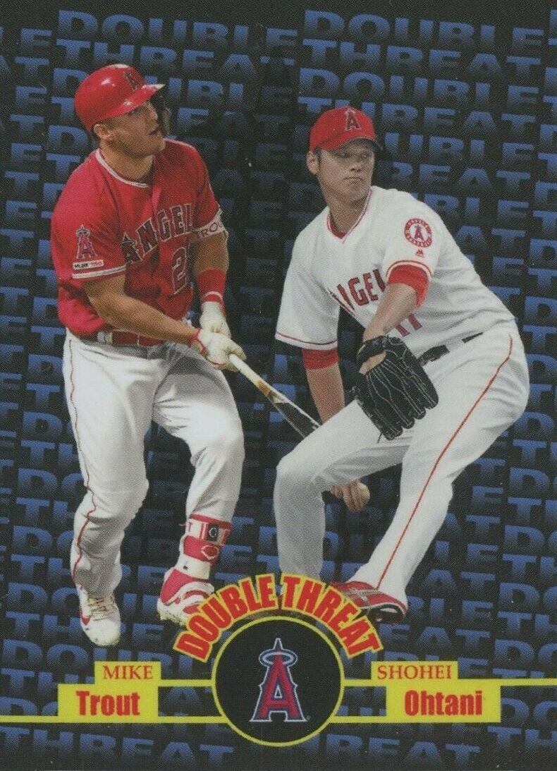 2020 Topps Throwback Thursday Mike Trout/Shohei Ohtani #66 Baseball Card