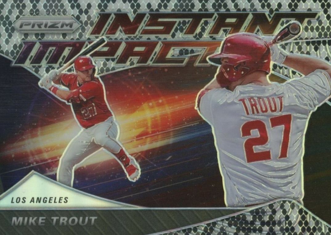 2020 Panini Prizm Instant Impact Mike Trout #II4 Baseball Card