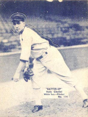 1934 Batter Up Italo Chelini #114 Baseball Card