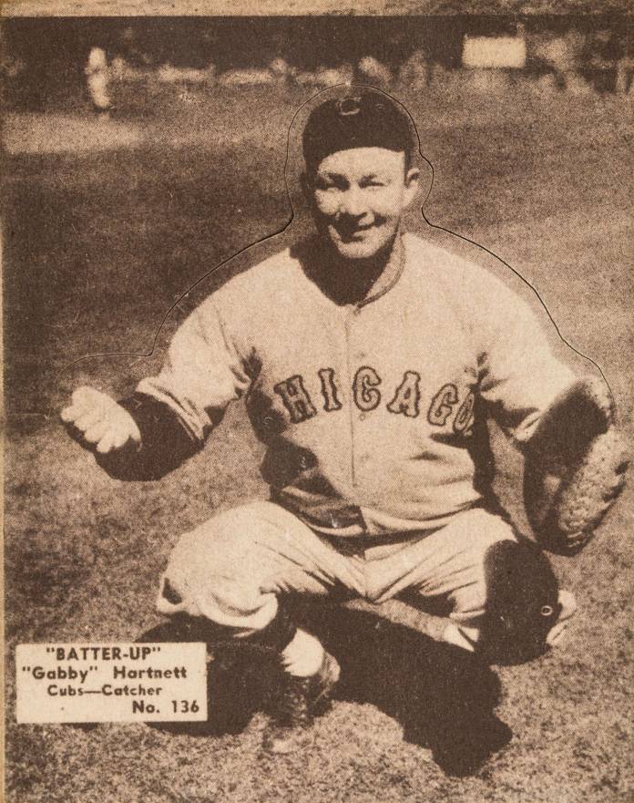 1934 Batter Up Gabby Hartnett #136 Baseball Card